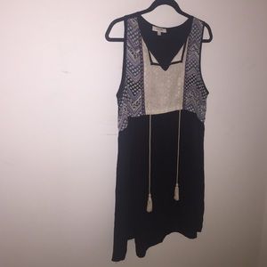 Sleeveless peasant dress