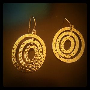 Pierced circle dangles