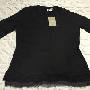 Moth- Black Sweater- Size Med- Anthropologie