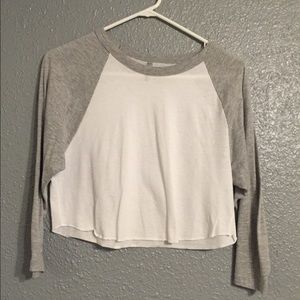 American apparel baseball crew neck