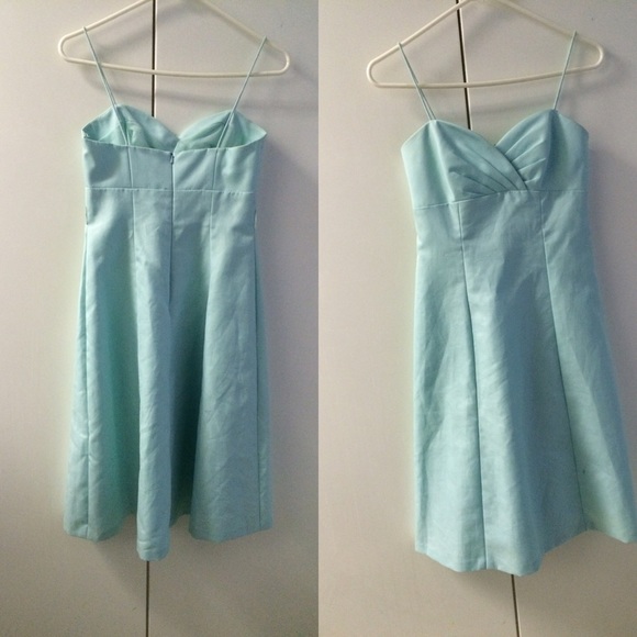 Priscilla of Boston Dresses & Skirts - Light-Blue Sweetheart Knee-Length Dress