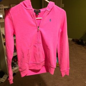Fun colored Polo zip-up jacket