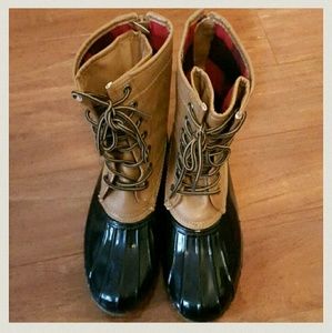 Steve Madden lace-up Duck Boots
