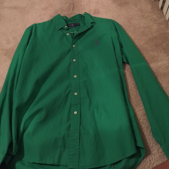 XL Green Ralph Lauren Button Down Shirt