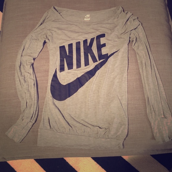 Nike, light weight, long sleeve workout shirt.