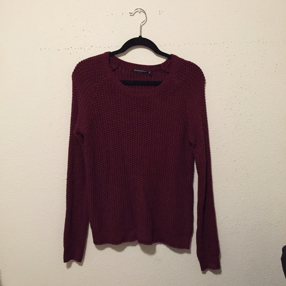 BM Maroon Sweater
