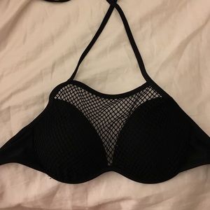 BLACK MESH BIKINI TOP