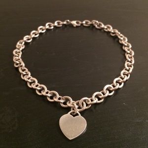 Sterling Silver Tiffany & Co Inspired Necklace