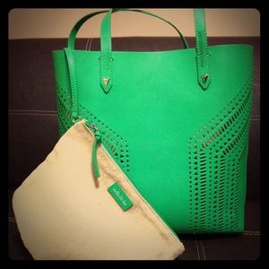 Fillmore Tote- Kelly Green