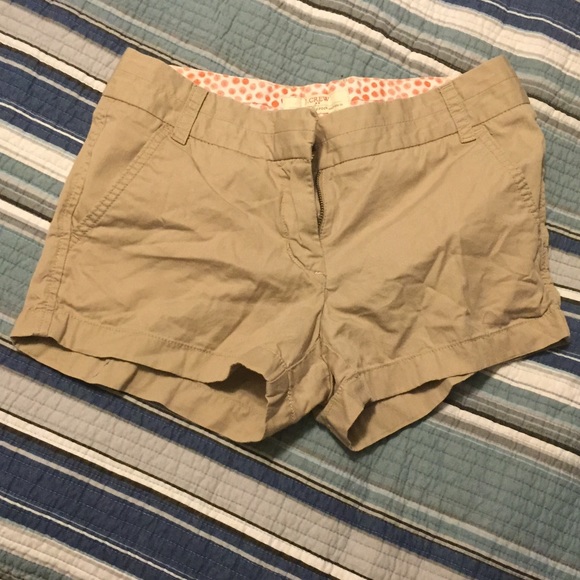 J Crew 3" chino shorts