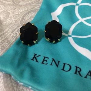 Kendra Scott Morgan Stud in Black