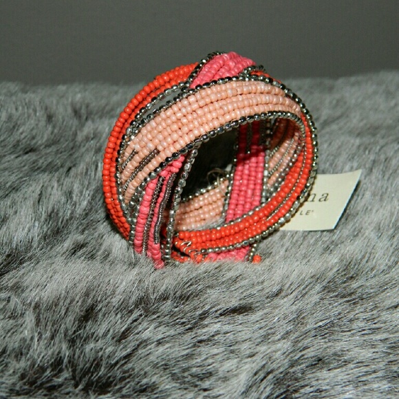 Sonoma beaded wrap wristband bangle bracelet