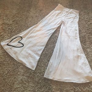 Peace Love World - wide leg pants