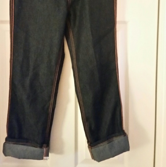 Dark blue Jean capris - Picture 2 of 2