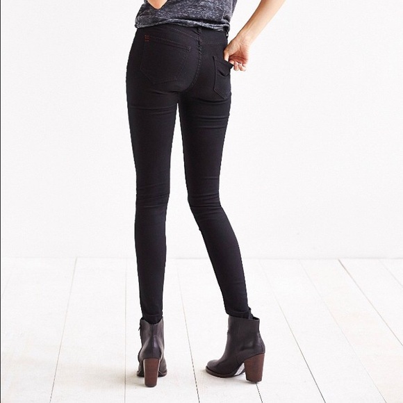 BDG high rise black skinny jeans