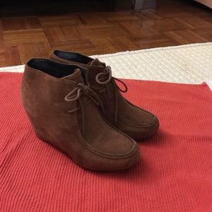 Dolce Vita suede wedge booties