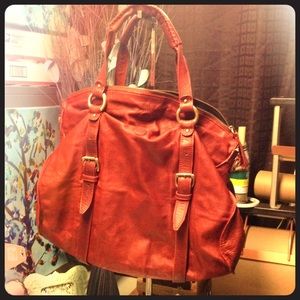 Sabina New York leather satchel purse tote