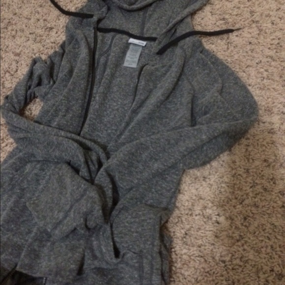 grey zip up