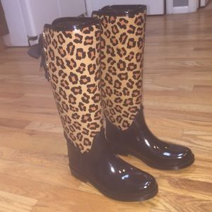Coach rain boots new size 7