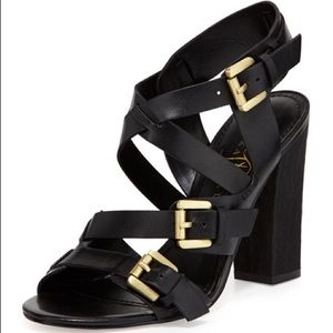 Ivanka Trump Buckle Heeled Sandal size 7
