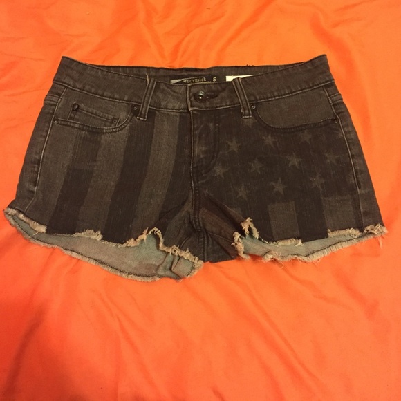 America Flag LOVEsick shorts - Picture 1 of 3
