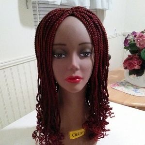 Box braided wig