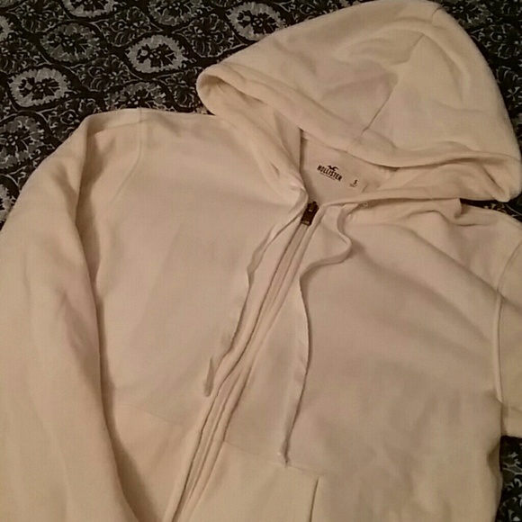 Cream Hollister small jacket