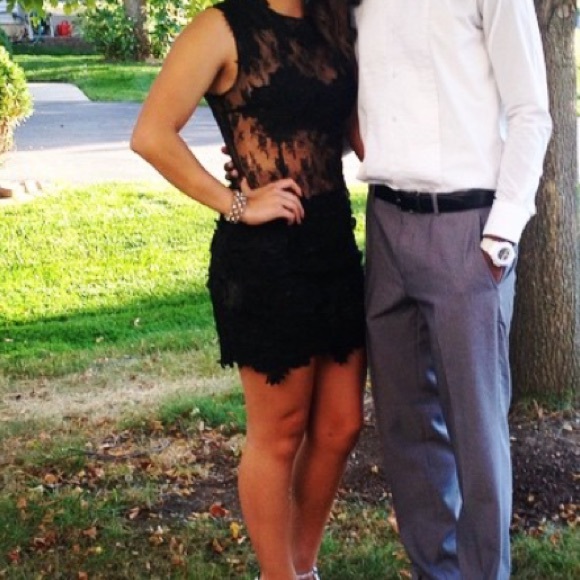 Body con lace event dress #dress #homecoming - Picture 2 of 3