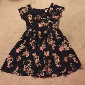 Vintage inspired floral dress