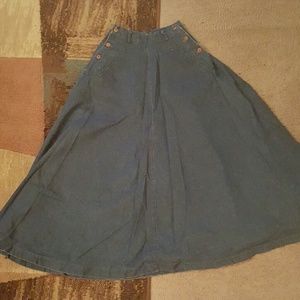 Vintage Ralph Lauren Jean Skirt