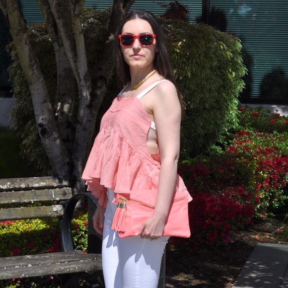 ASOS Bags - Coral clutch ASOS Bags - Coral clutch