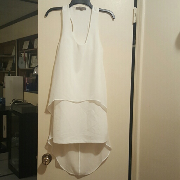 Finn&Clover Dresses & Skirts - White Dress with sheer white attachment