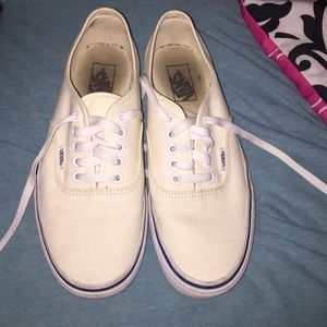 Off white and blue vans