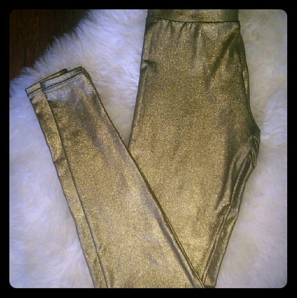 *SOLD* Gold Leggings