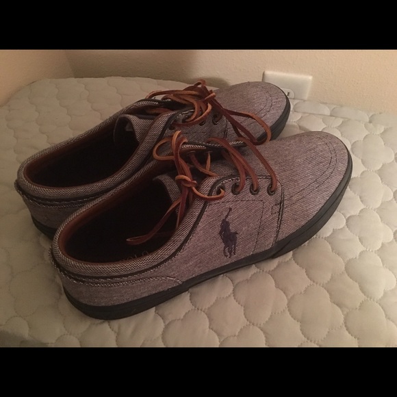 Men's size 11.5 Polo Ralph Lauren canvas sneakers