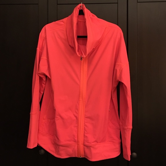 lululemon athletica Tops - Lululemon size 12 Bright coral jacket