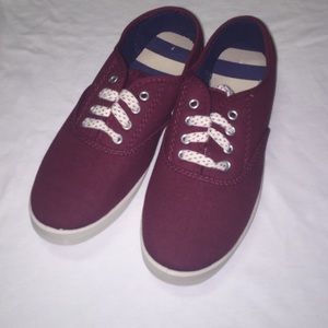 Maroon shoes