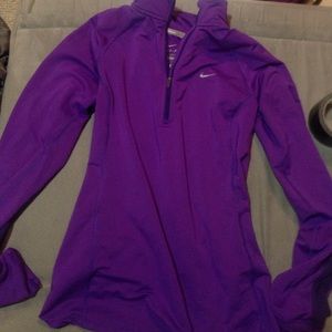 Purple Nike quarter zip