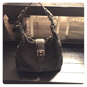 Simple Authentic Black Coach Purse