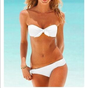 ***RARE*** Victoria Secret Belle Bandeau Top White