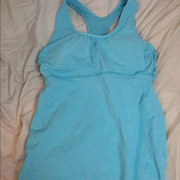 Lululemon Open Back Turbo Worn 1 Time Size 6/Pads - image 2