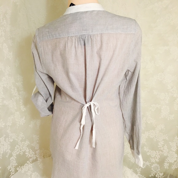 100% cotton striped button down topFINAL CLEARANCE - Picture 4 of 4