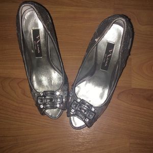 Silver heels!!!