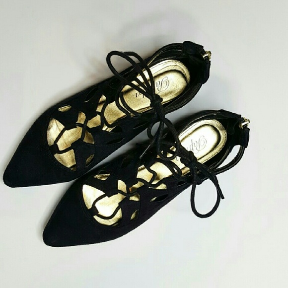 👡Black closed toe flats👡