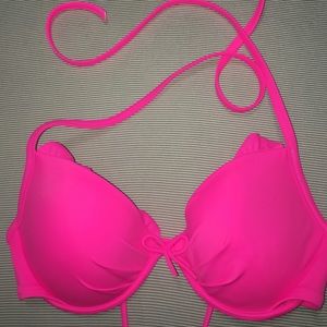 Hot pink push up Victoria's Secret