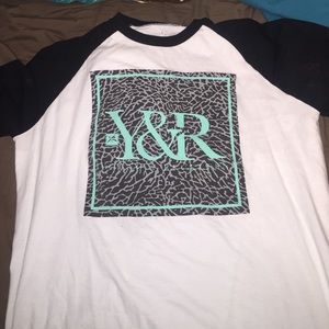 young & reckless baseball tee