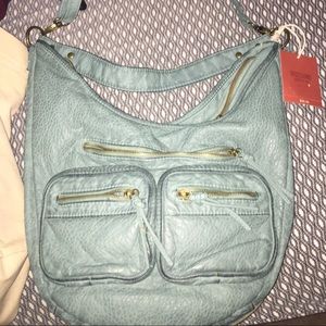 A beautiful green/turquoise purse/handbag