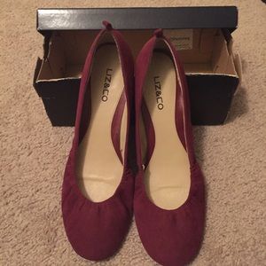 Burgundy Liz & Co Shoes