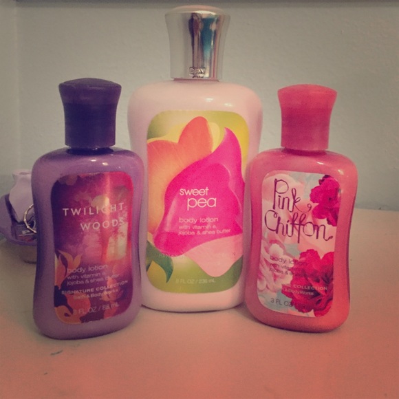 Bath & Body Works body lotions
