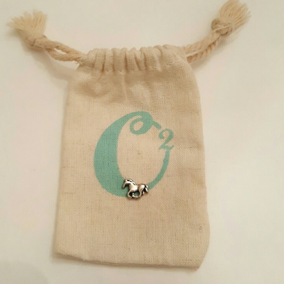 Origami Owl Silver Horse Charm